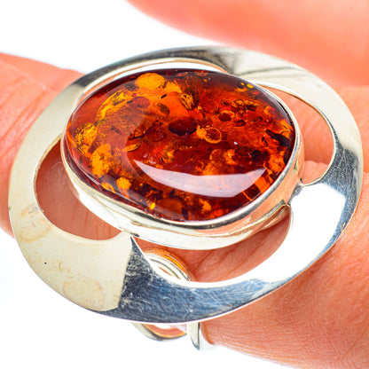 Baltic Amber Rings handcrafted by Ana Silver Co - RING58306