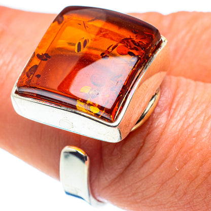 Baltic Amber Rings handcrafted by Ana Silver Co - RING58309