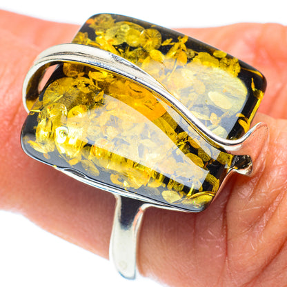 Baltic Amber Rings handcrafted by Ana Silver Co - RING58310