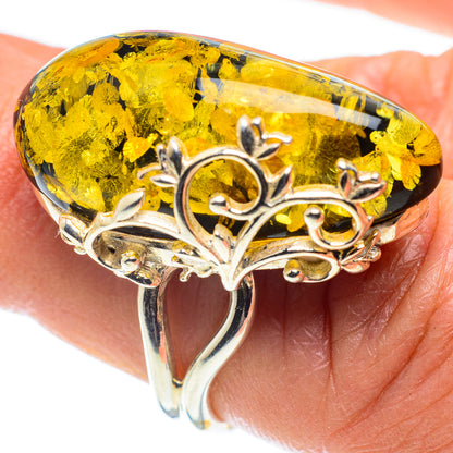 Baltic Amber Rings handcrafted by Ana Silver Co - RING58312