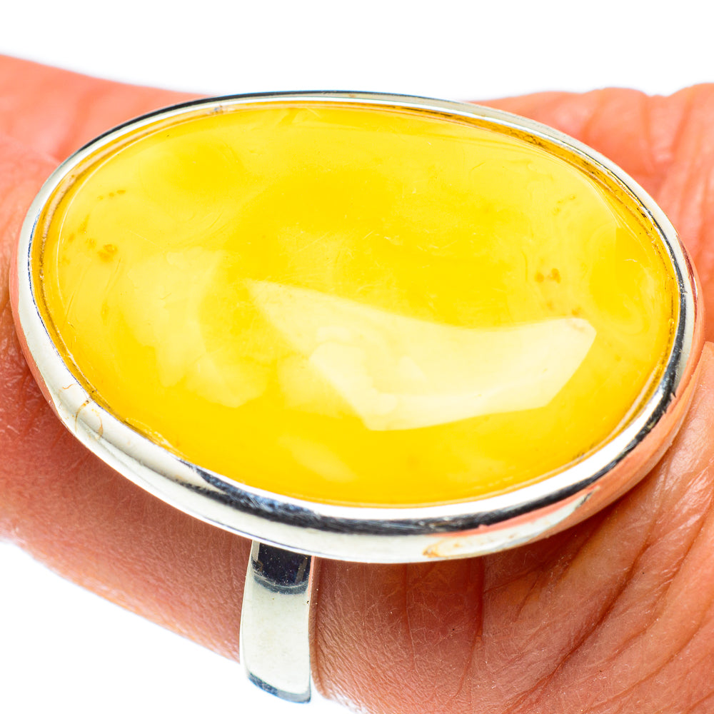Baltic Amber Rings handcrafted by Ana Silver Co - RING58329