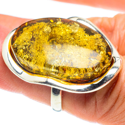 Baltic Amber Rings handcrafted by Ana Silver Co - RING58333