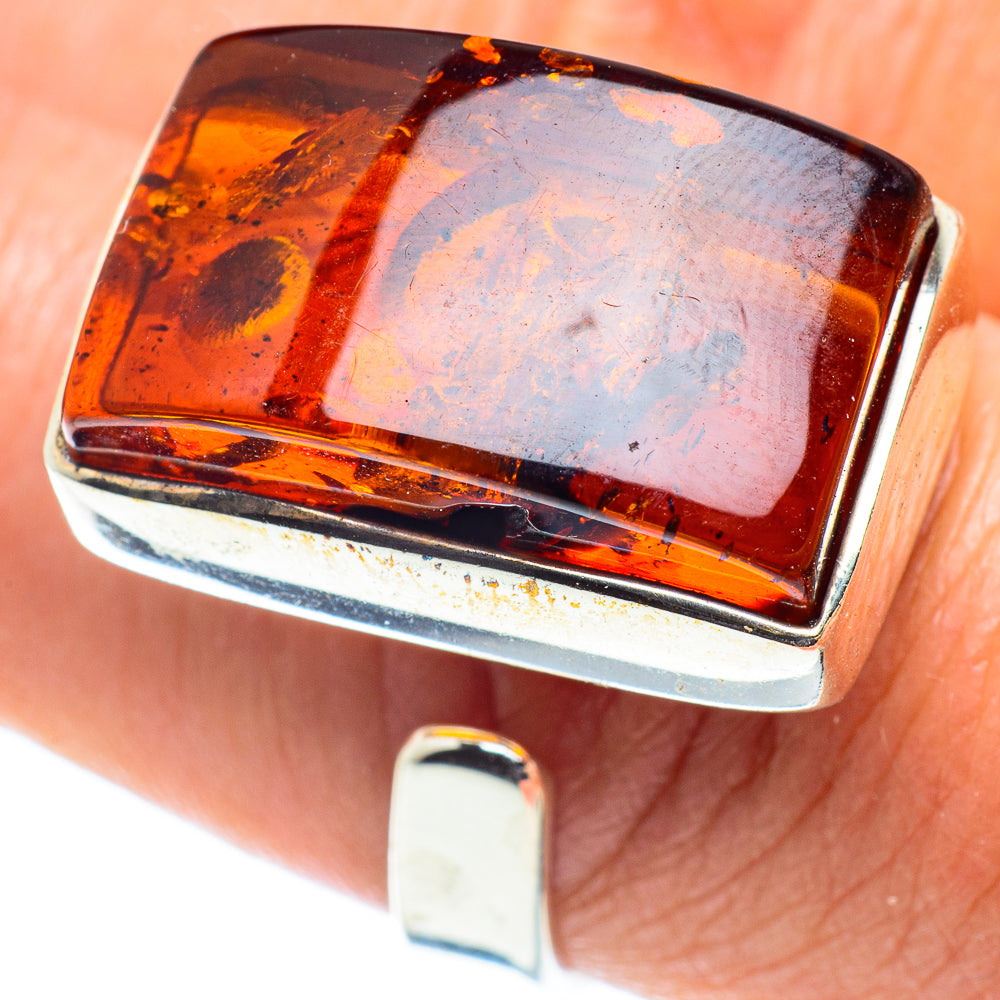 Baltic Amber Rings handcrafted by Ana Silver Co - RING58338