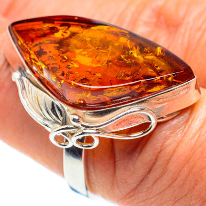 Baltic Amber Rings handcrafted by Ana Silver Co - RING58347