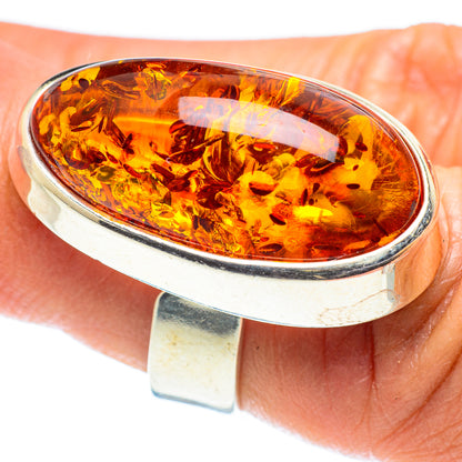 Baltic Amber Rings handcrafted by Ana Silver Co - RING58355
