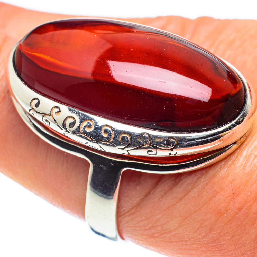 Baltic Amber Rings handcrafted by Ana Silver Co - RING58362
