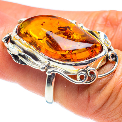 Baltic Amber Rings handcrafted by Ana Silver Co - RING58363