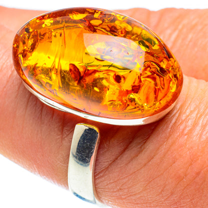 Baltic Amber Rings handcrafted by Ana Silver Co - RING58369
