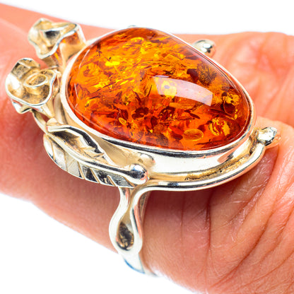Baltic Amber Rings handcrafted by Ana Silver Co - RING58370