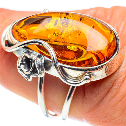 Baltic Amber Rings handcrafted by Ana Silver Co - RING58372