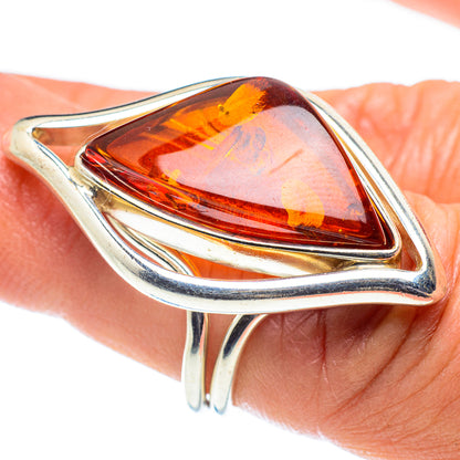 Baltic Amber Rings handcrafted by Ana Silver Co - RING58375