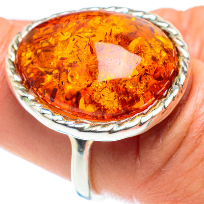 Baltic Amber Rings handcrafted by Ana Silver Co - RING58378