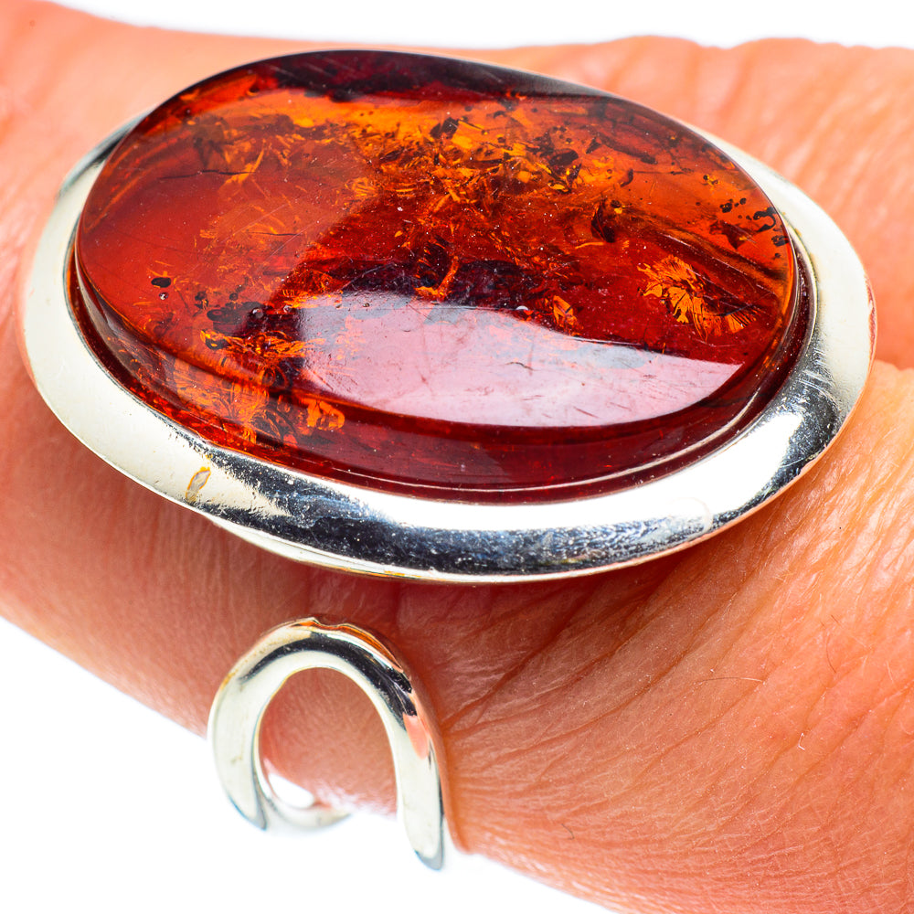 Baltic Amber Rings handcrafted by Ana Silver Co - RING58387