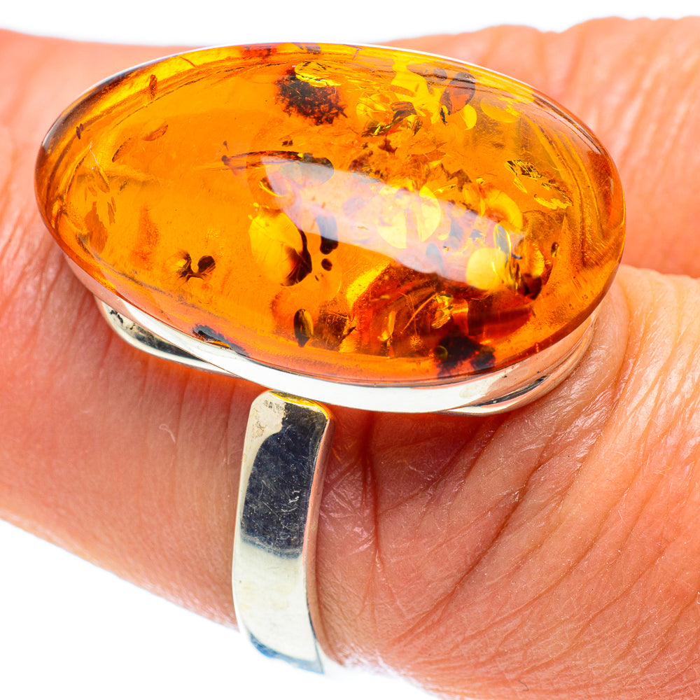 Baltic Amber Rings handcrafted by Ana Silver Co - RING58388