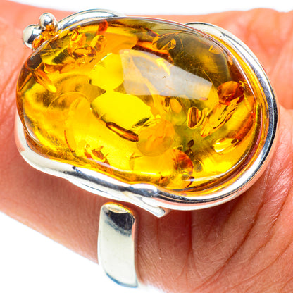 Baltic Amber Rings handcrafted by Ana Silver Co - RING58389