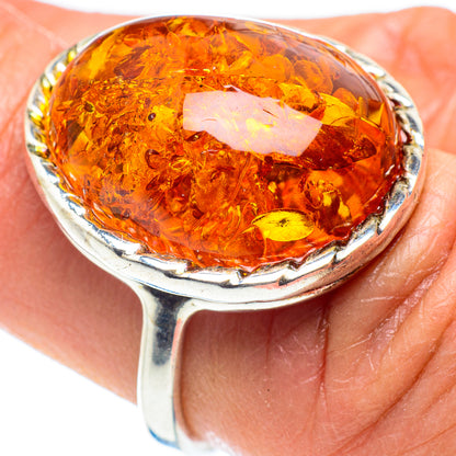 Baltic Amber Rings handcrafted by Ana Silver Co - RING58392