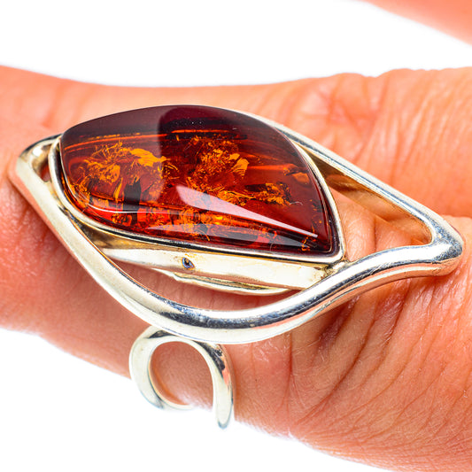 Baltic Amber Rings handcrafted by Ana Silver Co - RING58396