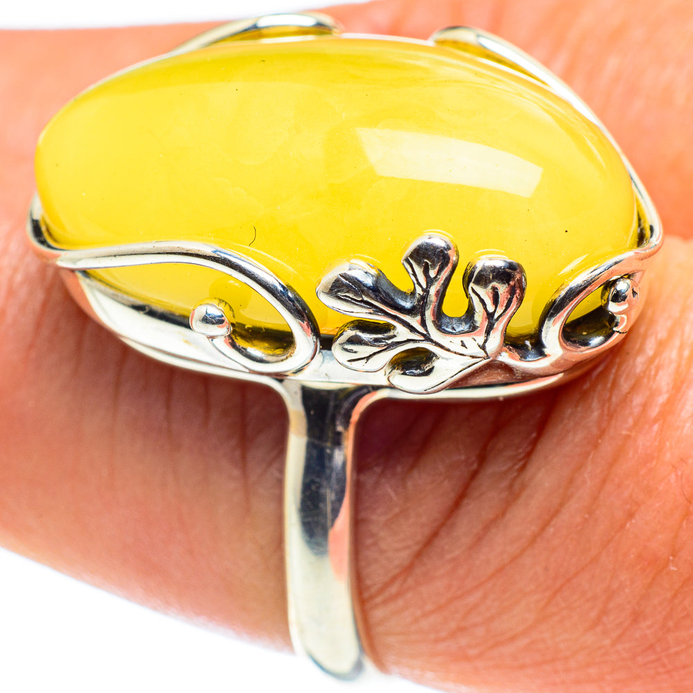 Baltic Amber Rings handcrafted by Ana Silver Co - RING58399