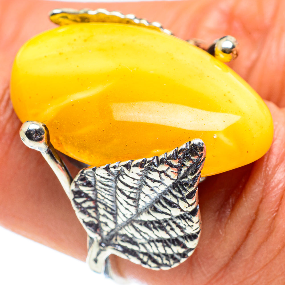 Baltic Amber Rings handcrafted by Ana Silver Co - RING58400