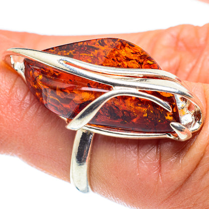 Baltic Amber Rings handcrafted by Ana Silver Co - RING58402