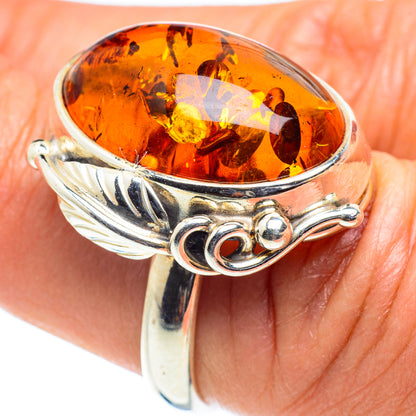Baltic Amber Rings handcrafted by Ana Silver Co - RING58403