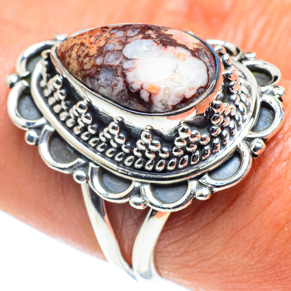 Peanut Wood Jasper Rings handcrafted by Ana Silver Co - RING58410