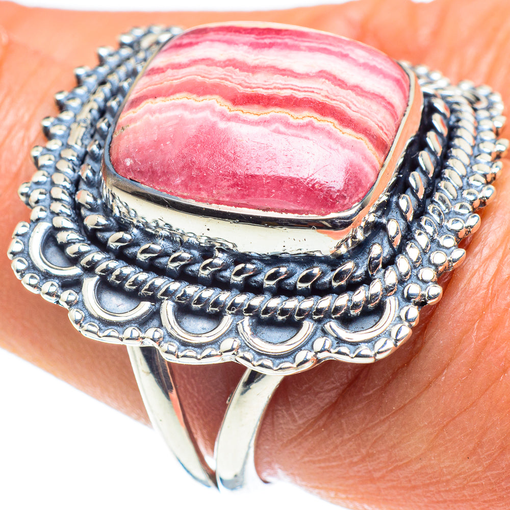 Rhodochrosite Rings handcrafted by Ana Silver Co - RING58415