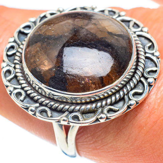 Chiastolite Rings handcrafted by Ana Silver Co - RING58421