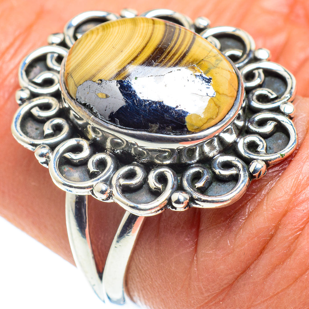 Schalenblende Rings handcrafted by Ana Silver Co - RING58428