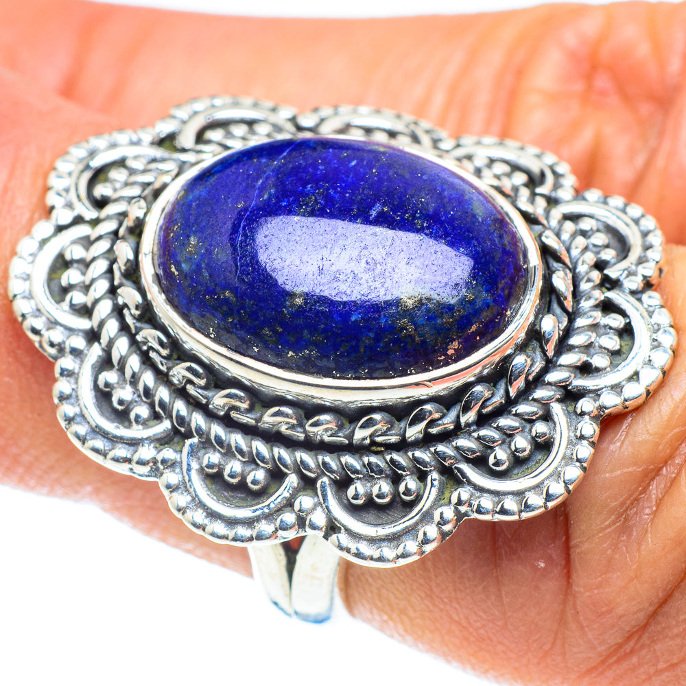 Lapis Lazuli Rings handcrafted by Ana Silver Co - RING58431