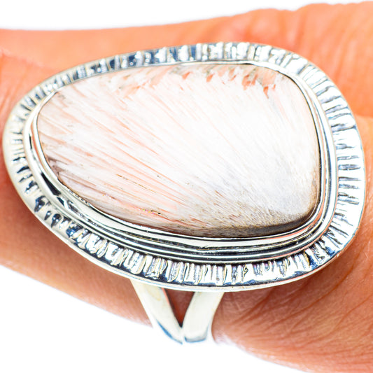 Scolecite Rings handcrafted by Ana Silver Co - RING58445