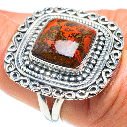 Moroccan Agate Rings handcrafted by Ana Silver Co - RING58448