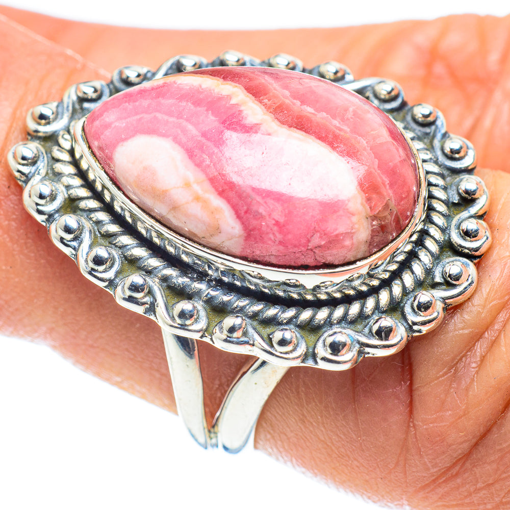 Rhodochrosite Rings handcrafted by Ana Silver Co - RING58455