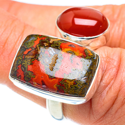 Moroccan Agate Rings handcrafted by Ana Silver Co - RING58457