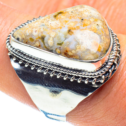 Ocean Jasper Rings handcrafted by Ana Silver Co - RING58460