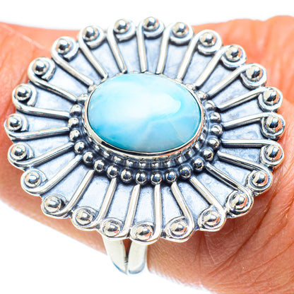 Larimar Rings handcrafted by Ana Silver Co - RING58467