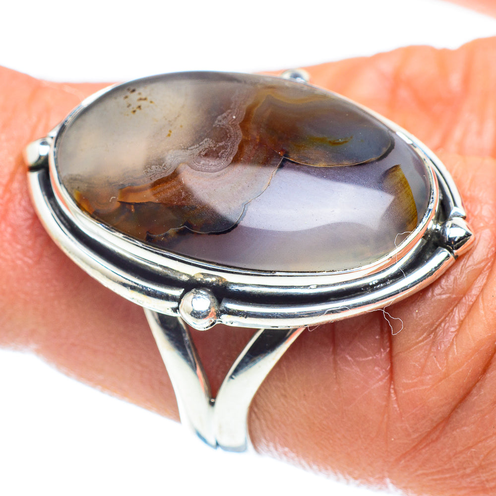 Montana Agate Rings handcrafted by Ana Silver Co - RING58476