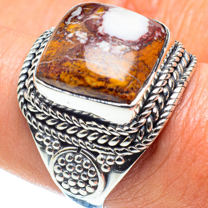 Mookaite Rings handcrafted by Ana Silver Co - RING58521