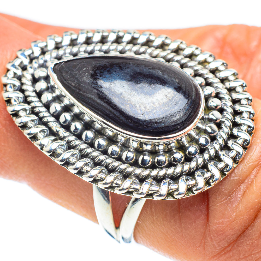Psilomelane Rings handcrafted by Ana Silver Co - RING58542