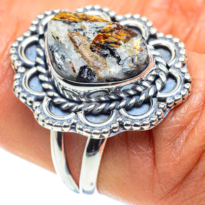 Astrophyllite Rings handcrafted by Ana Silver Co - RING58553