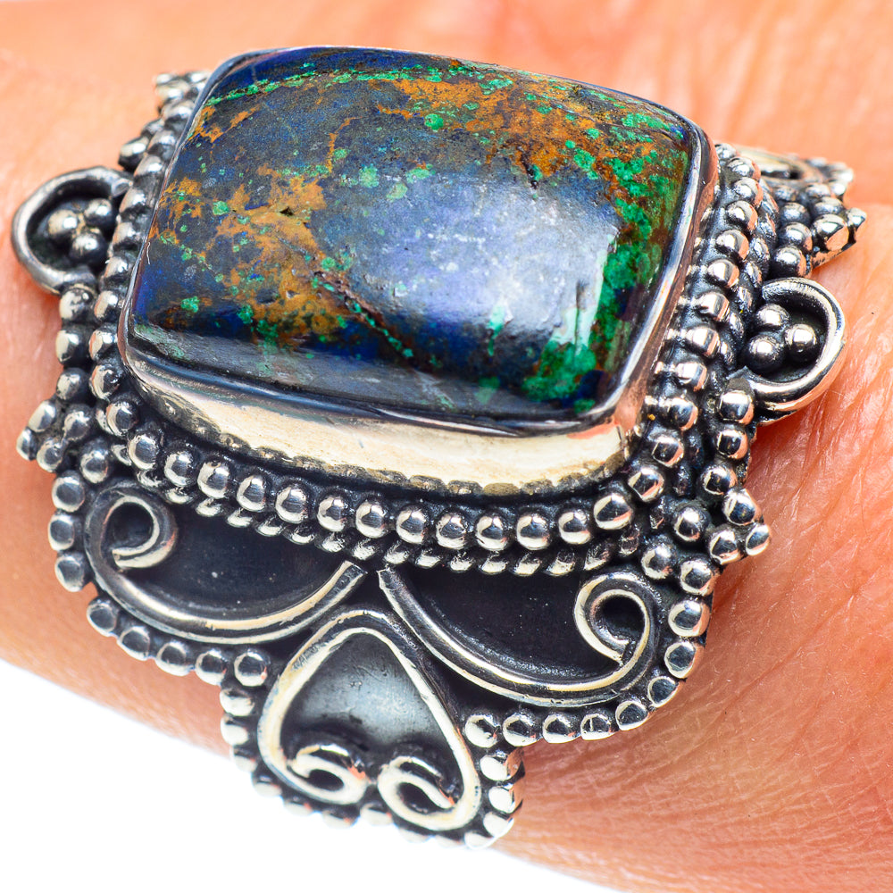 Chrysocolla Rings handcrafted by Ana Silver Co - RING58556