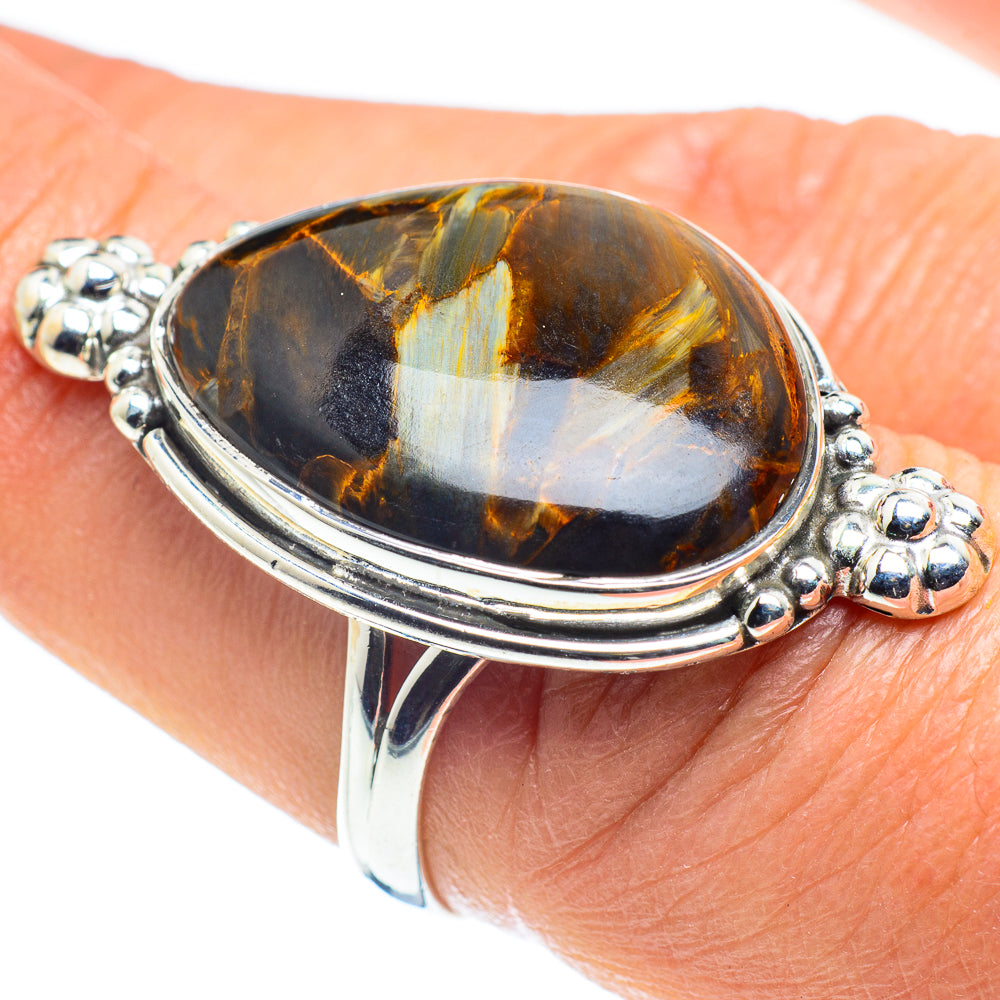 Pietersite Rings handcrafted by Ana Silver Co - RING58564