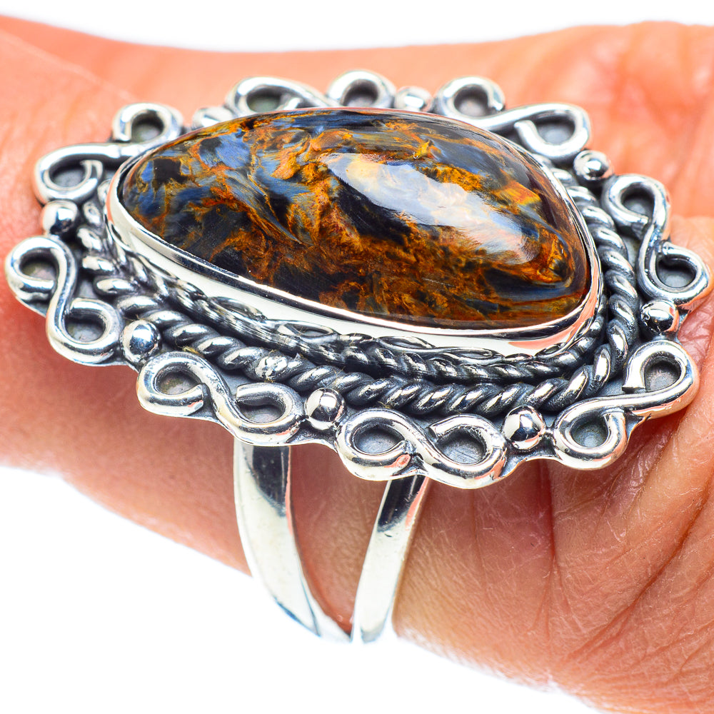Pietersite Rings handcrafted by Ana Silver Co - RING58572