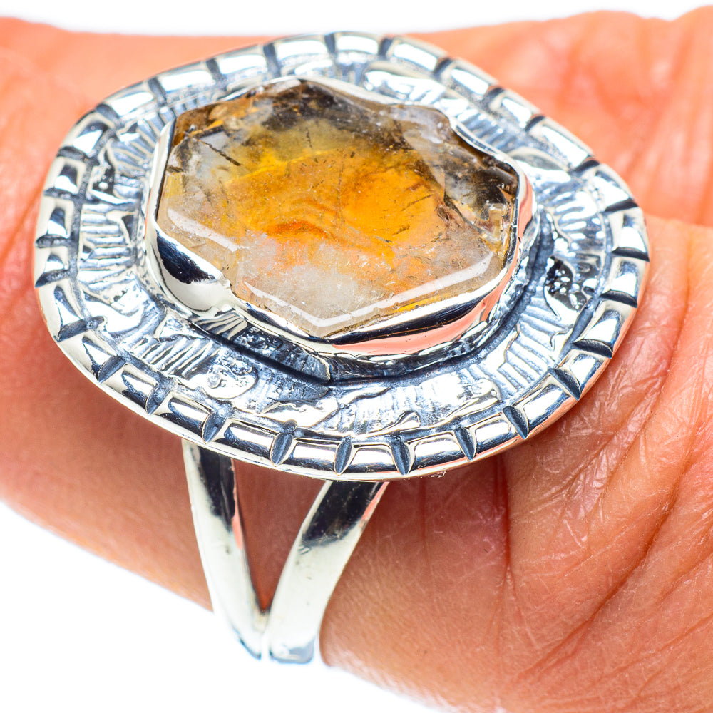 Citrine Rings handcrafted by Ana Silver Co - RING58573