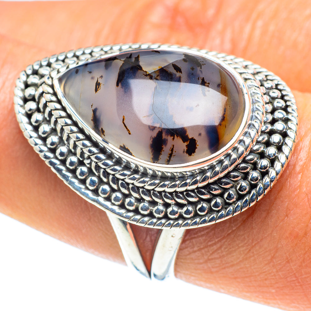 Montana Agate Rings handcrafted by Ana Silver Co - RING58579