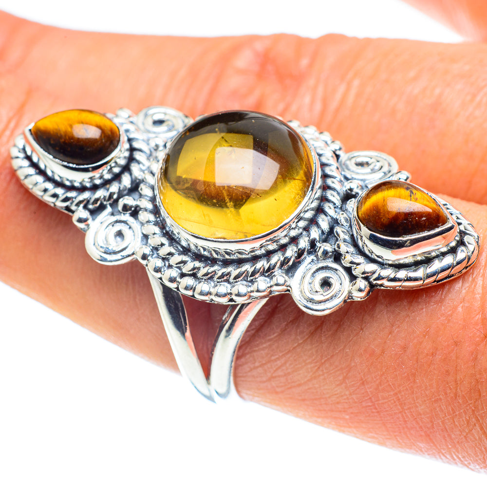 Citrine Rings handcrafted by Ana Silver Co - RING58580