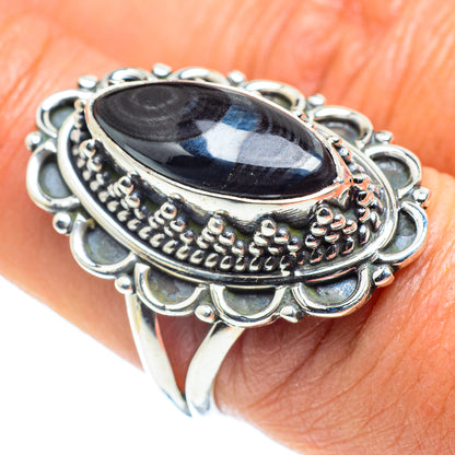 Psilomelane Rings handcrafted by Ana Silver Co - RING58585