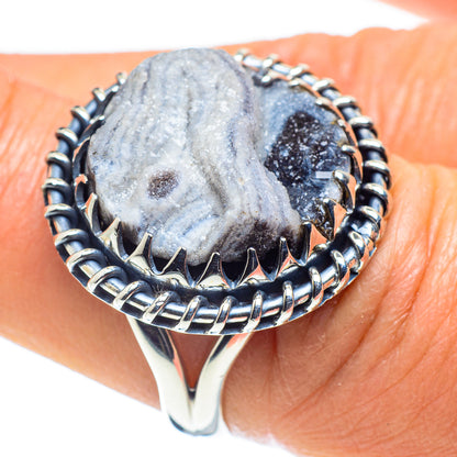 Desert Druzy Rings handcrafted by Ana Silver Co - RING58586