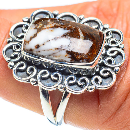 Peanut Wood Jasper Rings handcrafted by Ana Silver Co - RING58600