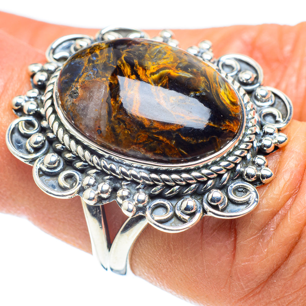 Pietersite Rings handcrafted by Ana Silver Co - RING58603